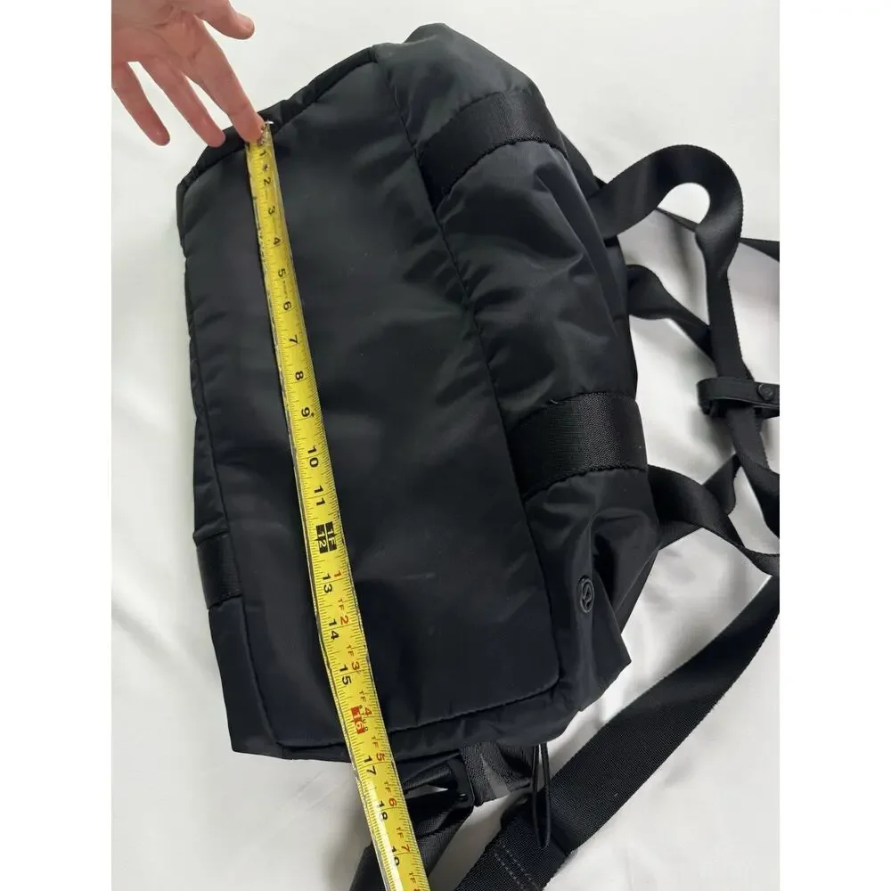 Lululemon Gym Duffle Bag Black Crossbody Double Handle